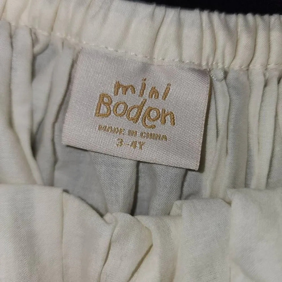 Mini Boden Girls Off White‎ Tulle Skirt 3 4 3T 4T - Picture 2 of 2